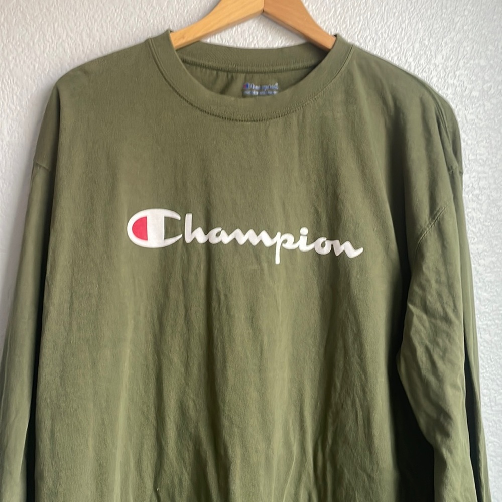 Champion Green Long Sleeve Shirt